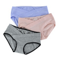3pcs Cotton U-Shaped Low Waist Maternity Underwear Pregnant Women Underwear Maternity Panties Pregnancy Clothes Briefs for women
