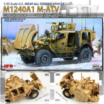 w/Fully Interior[Rye Field Model] Ryefield Model RFM RM-5032 1/35 M1240A1 M-ATV