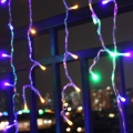 5M Christmas Garland LED Curtain Icicle String Lights Droop 0.4-0.6m Garden Street Mall Eaves Outdoor Decorative Fairy Light