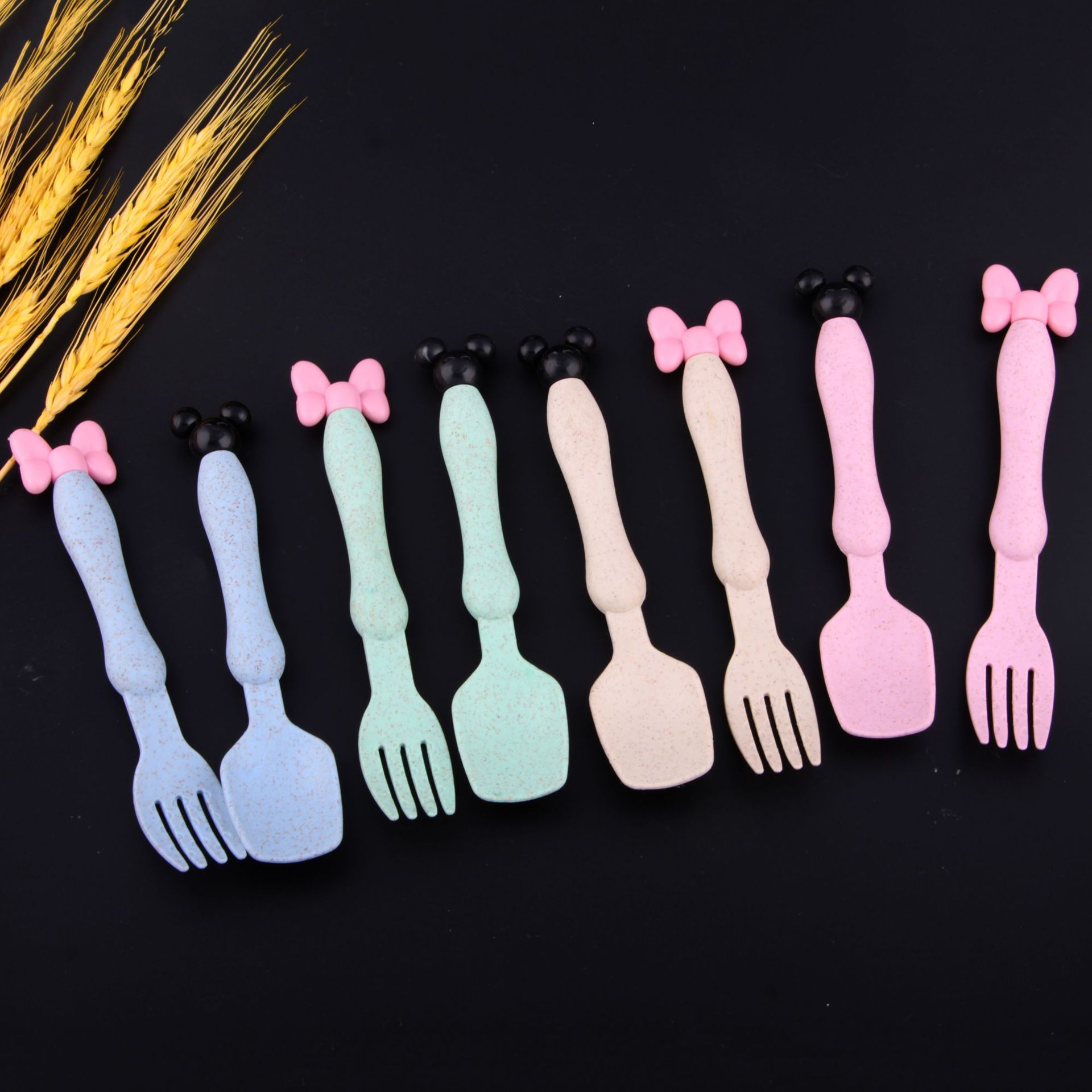Dinnerware Baby Spoons Tableware Gadget Boon Children Flatware Feeding Forks Infant Cutlery Spoon For Baby Kid Utensils
