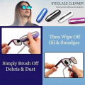 Eyeglass Cleaner Mini Eyeglass Cleaning Tools Portable Eyeglass Brush Sunglass Cleaner Brush For Eyes Creative Eyeglass Cleaning