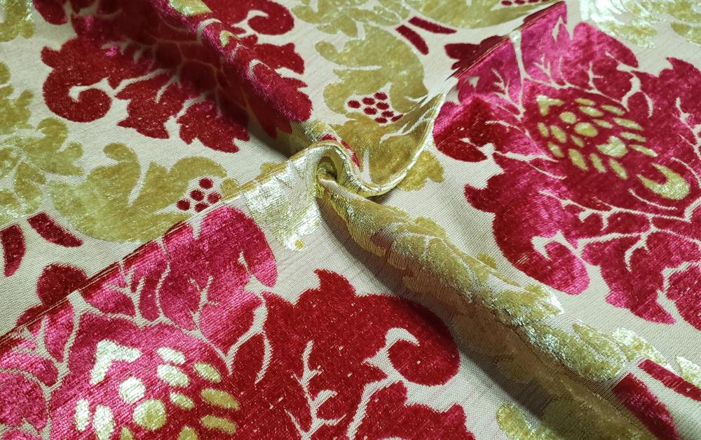 Flower Jacquard Upholstery Fabric B
