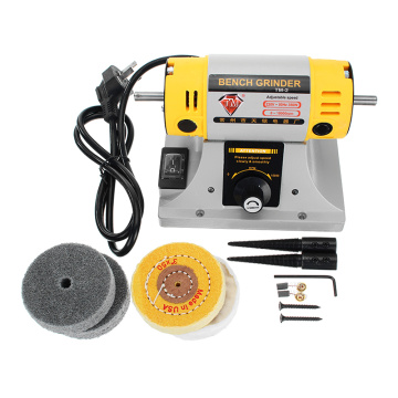 350W 110V Multi-purpose Mini Bench Grinder Polishing Machine Kit For Jewelry Dental Jewelry Motor Lathe Bench Grinder Kit Set