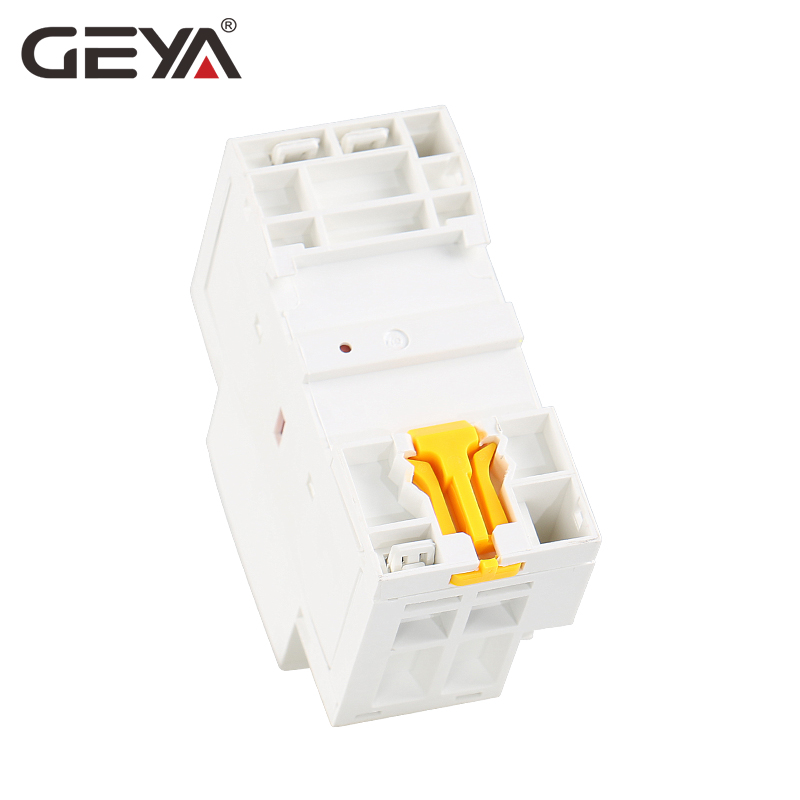 Free Shipping GEYA 2P 40A 63A 2NC or 2NO Household Modular AC Contactor DIN Rail Type AC220V 230V Automatic