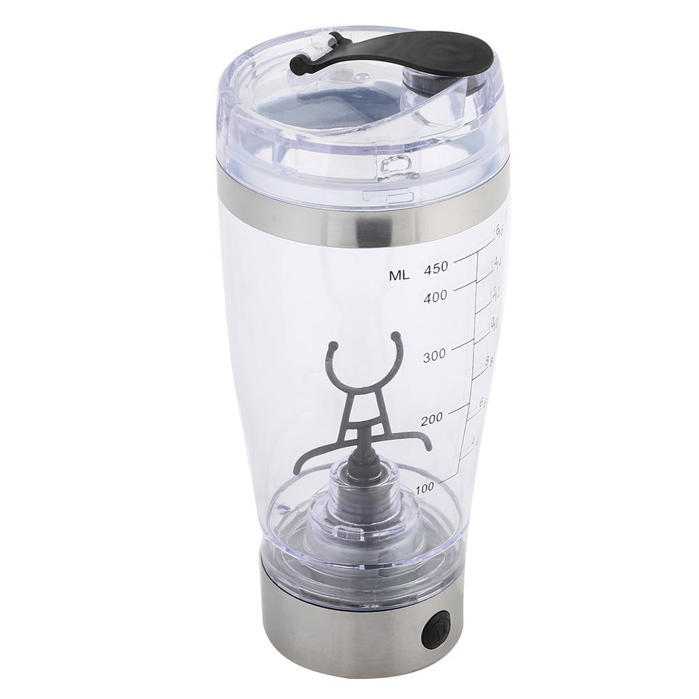 New 450ml Portable Blender USB Stainless Steel Electric Stirring Mug Automatic Milk Juice Coffee Cup Mixer