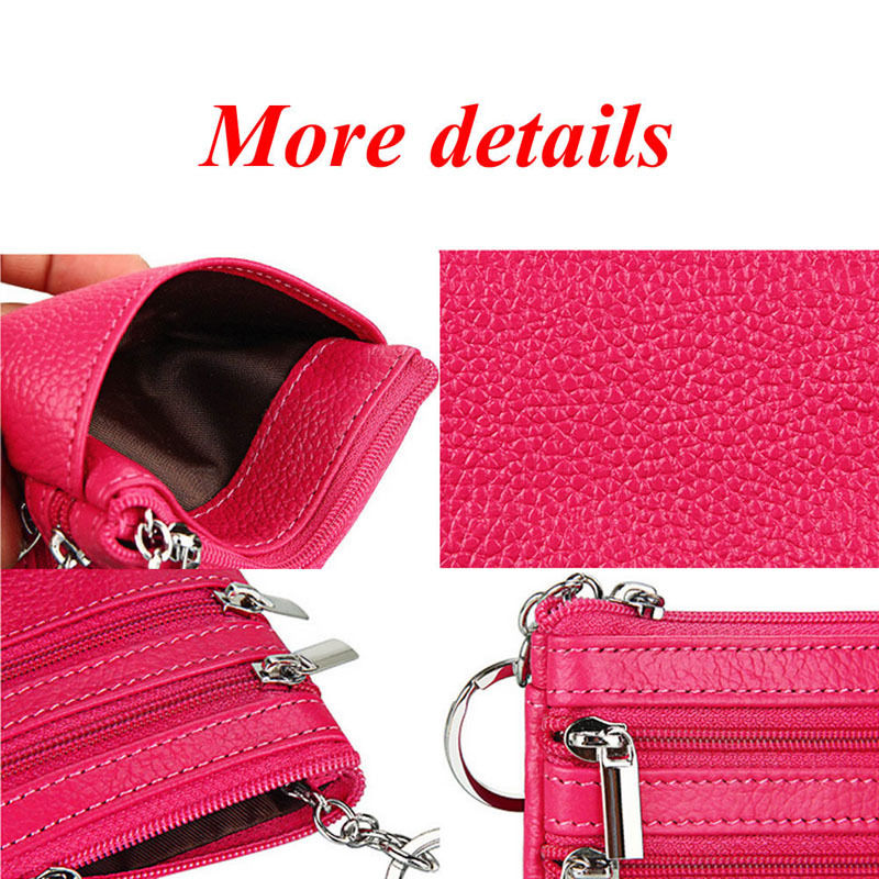 Coin Purse Men Small Bag Wallet Change Purses Zipper Money Bags Children Mini Wallets Leather Key Credit Card Holder Carteira