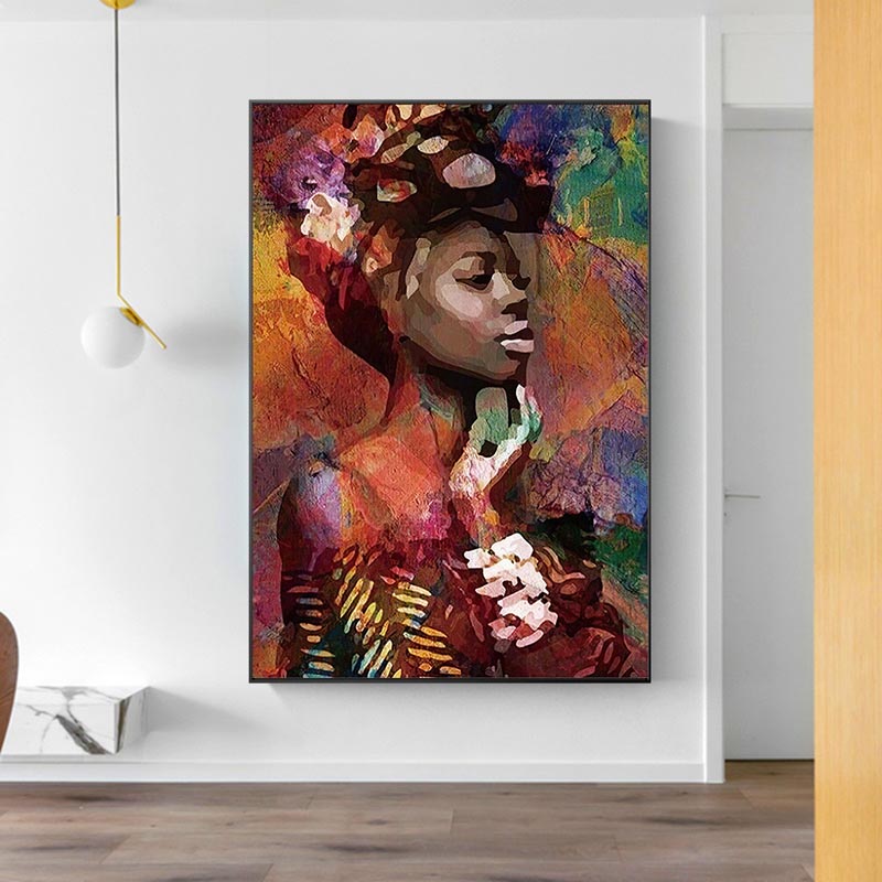 Street art graffiti Abstract Portrait Wall Art Canvas Painting Posters and Prints Wall Art Pictures for Living Room Home Decor