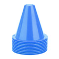10Pcs/Lot Sport Football Soccer Rugby Training Cone Cylinder Outdoor Football Train Obstacles For Roller Skating Training Bucket