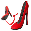 Corded Phone High-Heeled Shoes Shape Telephone Landline with Redial, LED Indicator, Automatic Switch Answer, PULSE / TONE Pulse