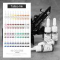 40pcs/set Tattoo Ink Pigment Set Tattoo Inks Long Lasting For Tattoo Eyebrow Makeup Beauty Body Art Tools Supplies Painting DIY