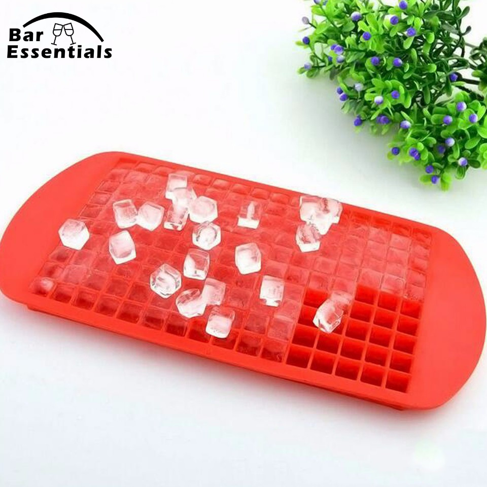 160 Grids DIY Creative Small Ice Cube Mold Square Shape Silicone Ice Cube Maker Eco-Friendly Cavity Tray Mini Ice Cubes