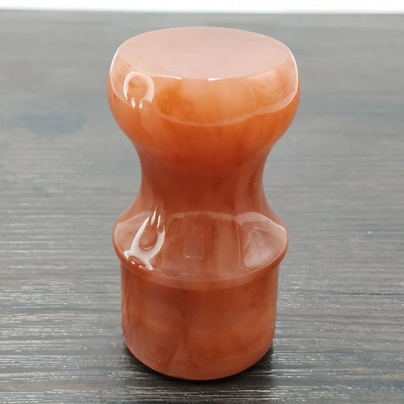 Dscosmetic 25mm flesh color resin shaving brush handle