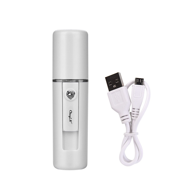 Portable Nano Mist Sprayer Facial Steamer Mini Handy Face Sprayer Atomization Moisturizing Skin Hair Streamer USB Rechargeable 5