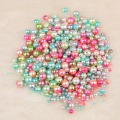 50-500PCS Mixed Size 4/6/8/10mm No Hole ABS Imitation Pearl Beads Round Loose Beads For Jewelry Making DIY Bracelet Necklace