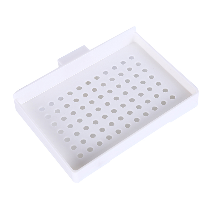 1Pc Useful Bathroom Soap Dish Storage Basket Box Plastic Drain Holder Strong Wall Hanging Soap Box Punch-free Suction Cup