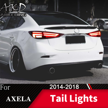 Tail Lamp For Car Mazda 3 Mazda3 Axela 2014-2018 LED Tail Lights Fog Lights Daytime Running Lights DRL Cars Car Accessories