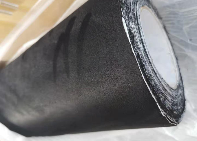 Black Car Interior Polyester Microfiber Suede Fabric Vinyl  0.2mm Thickness 8