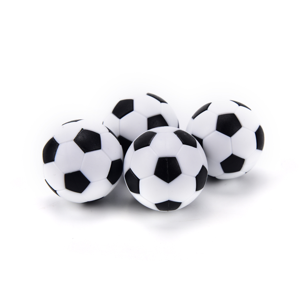 4 Pcs Foosball Table Football Round Indoor Games Plastic Soccer Ball Football Fussball Soccerball Sport Gifts 32mm