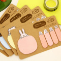 Novelty Kawaii Animal Kraft Paper Mini Memo Pad Sticky Notes Bookmark Gift Stationery Office accessories School supplies