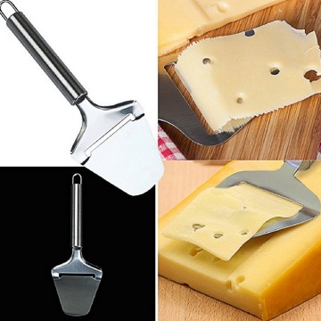 Silver Stainless Steel Cheese Peeler Cheese Slicer Cutter Butter Slice Cutting Knife Kitchen Cooking Cheese Tools