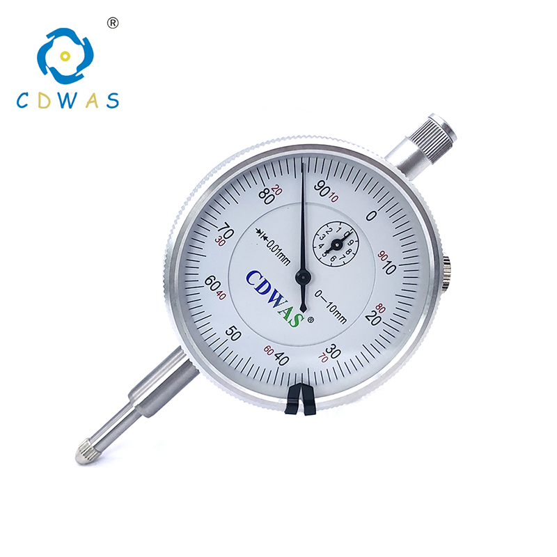 Dial indicator 0-10mm Precision 0.01mm Dial Indicator Gauge Meter Resolution Indicator Gauge measure instrument Tool
