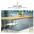 Louis Fashion Dining Tables Living Room Conference Coffee Shop Milk Tea Shop Nordic Simple Modern