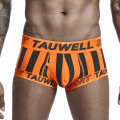 TAUWELL Men Boxer Briefs Sexy Underwear Striped Panties Low waist Male Underwear Boxer Shorts 2020 New Designed