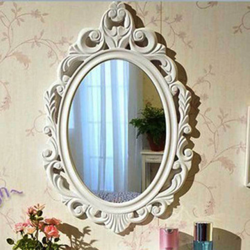 Bathroom Mirror European Antique Mirror Bathroom Vanity Mirror Wall Dormitory Dresser Hanging Mirror