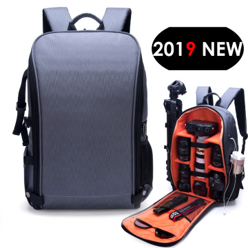 Waterproof Photo Camera Backpack Fashion Style Video DSLR Nylon Bag fit 15.6inch Laptop for Canon Nikon Sony Tripod Lens SLR