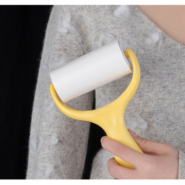 Household roller sticking device tearable clothes with dust removal paper lint removal brush sticky roller drain hair catcher