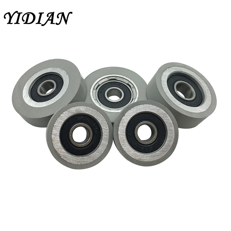 Durable Snipping Roller Rubber Copying Wheel for Homag Biesse Nanxing KDT Edge Banding Machine 2Pieces