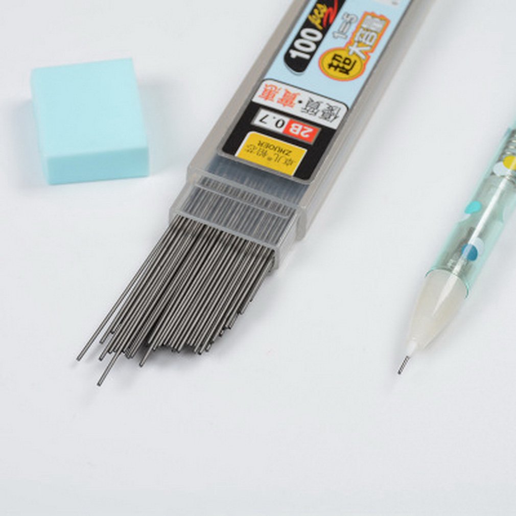 2021 HOT Automatic Pencil Core Lead Core 0.5/0.7mm Pen Automatic Pencil Refills School Stationery Writing Accessories