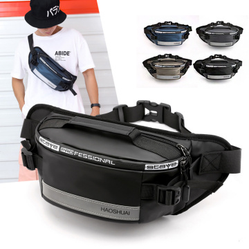 Anti-theft Male Belt Close-Fitting Waist Bags Packs Men Crossbody Bags Shoulder Bags Nylon Fanny Chest Pack Sports Travel Bags