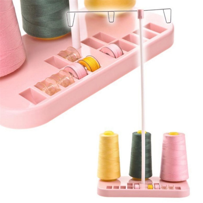 Thread 3 Spool Holder Stand Rack Sew Quilting for Home Sewing Machine Sewing Thread Organizer Spool Stand Holder