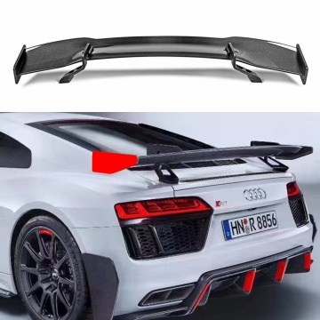 R8 GT Style Carbon Fiber Auto Car Rear Trunk Spoiler Wing for Audi R8 GT Wing 20017 2018 2019 2020