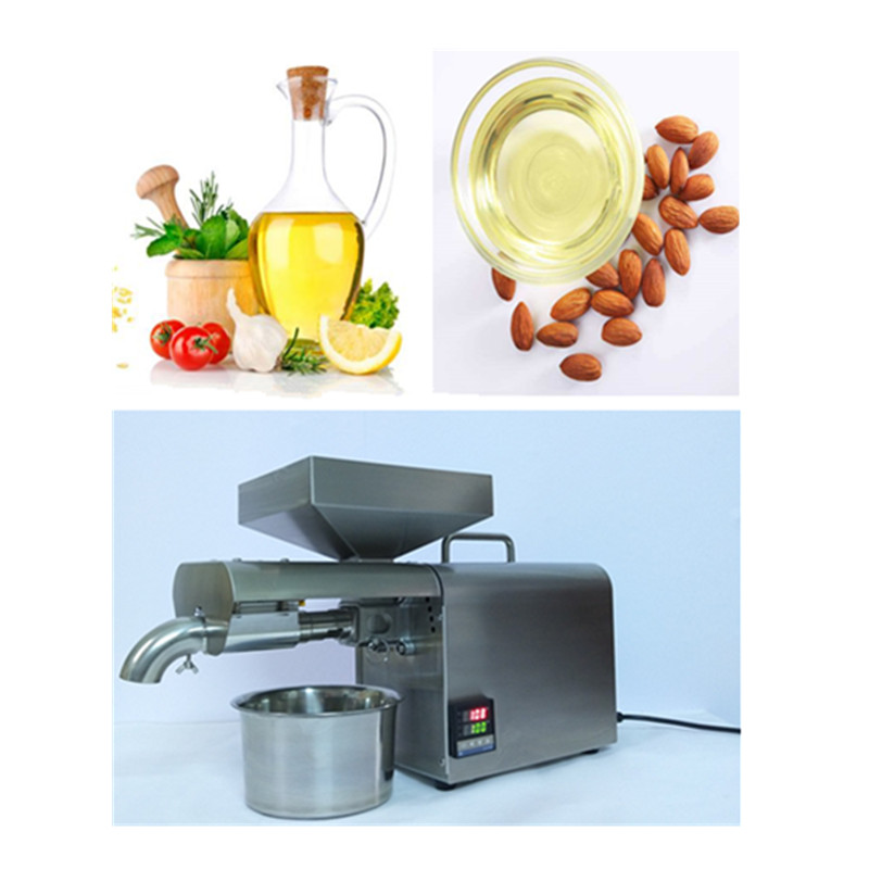 Mini stainless steel heat & cold home commercial peanut sesame sunflower seeds oil press machine oil extractor expeller presser