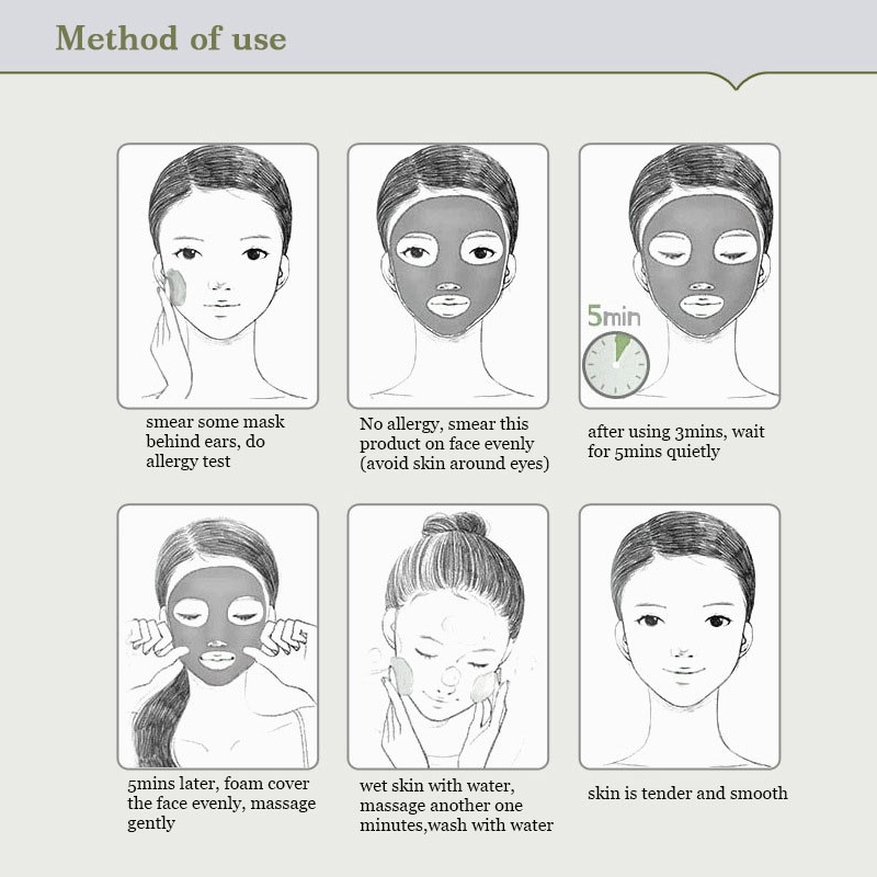 Bubble Mask Pigskin Oxygen Collagen Nourishing Skin Care Deep Cleaning Blackhead Acne Treatment Whitening Mud Face Masks Women P