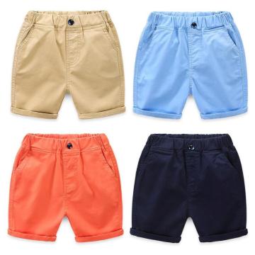 Boy's cotton casual shorts summer clothes Candy colored beach pants South Korea style boys shorts children baby wear