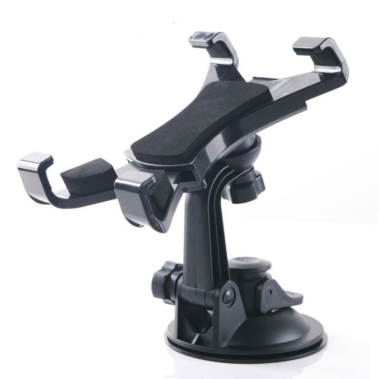 Suction cup Tablet PC stand bracket Clip for 7~12 inch Screen, universal bracket clip car holder with 360 degree turning