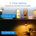 5W-20W WiFi Smart Light Bulb B22 E27 LED RGB Lamp Alexa Google Home 85-265V RGB+White Dimmable Timer Function Magic Smartlight B