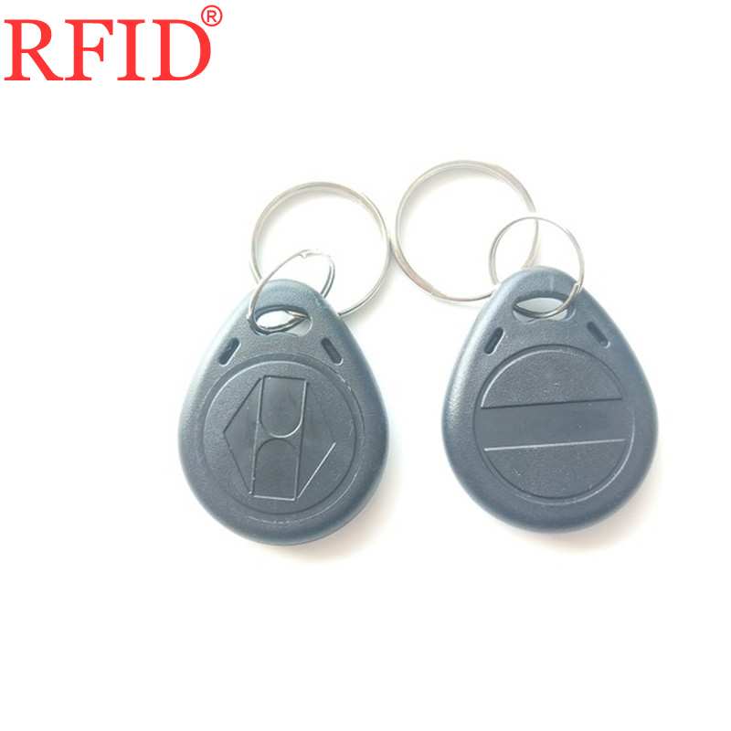 ID 125KHZ EM4305 Rewritable Writable Keyfobs RFID Key Ring Tag Proximity Token Keychain Access Control Card Many Color Select 10