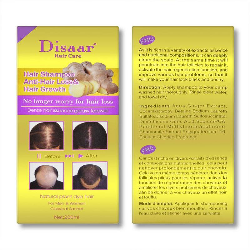 200ml Disaar Professional Anti-hair Loss Shampoo Preventing Women For Men Hair Treatment Product Chinese Hair Hair Loss Gro G9Z7