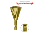 Hex handle Golden