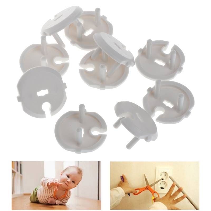 10Pcs/Lot French Standard Baby Safety Plug Socket Protective Cover Children Care Child Electric Socket Outlet Plug