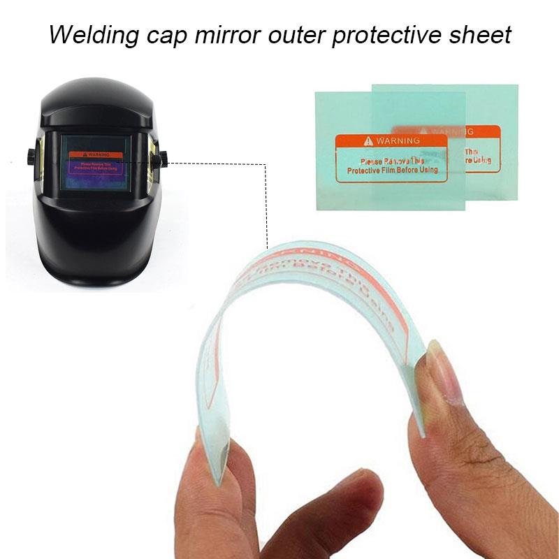 Welder Mask Lens Transparent Solar Auto Darkening Arc-Emitting Radiation Grinding Automatic Welding Helmet Lens