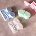 New Arrival Contact Lens Case Female Man Portable Colored Container Lovely Contact Box Travel Kit Women Delicate Accessories