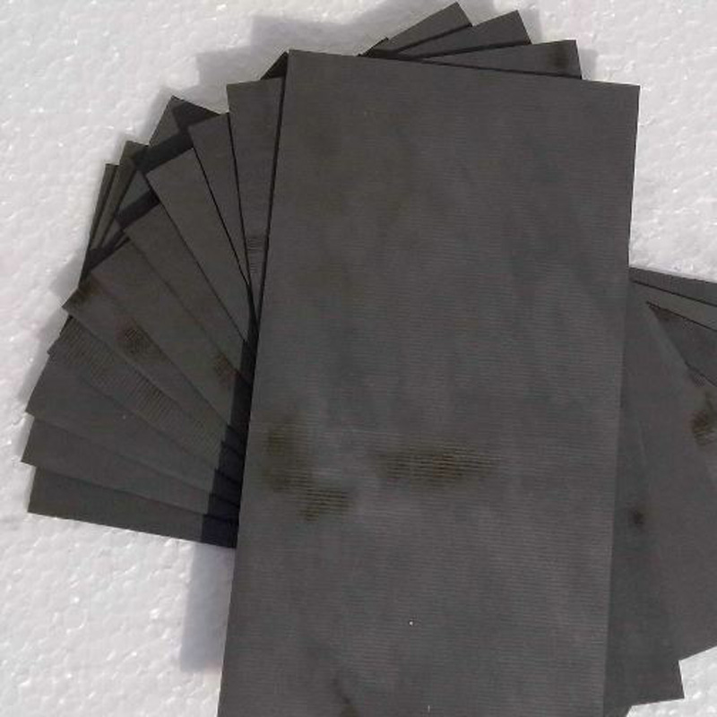 5pcs 99.99% Pure Electrodes Graphite Electrode Rectangle Plate Sheet Set Kit 50x40x3mm Black Graphite Plates Block