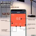 Digital Electric Consumption kWh Rail Smart Energy Meter WiFi Power Meter Watt Remote Switch Control Monitor 220V