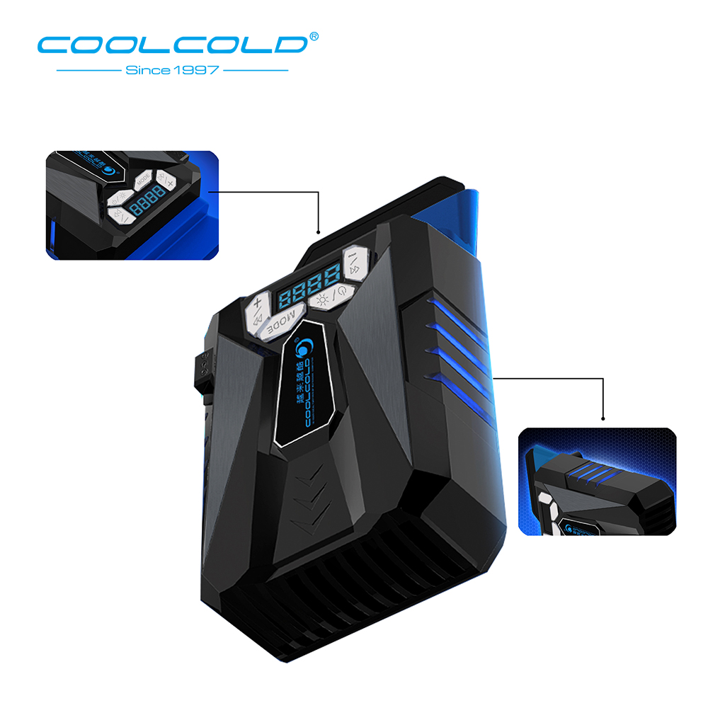 COOLCOLD Laptop Cooling Pads Cooling For Adjustable Speed USB Vacuum Portable Cooler For All Size Laptop Cooler Fan Notebook