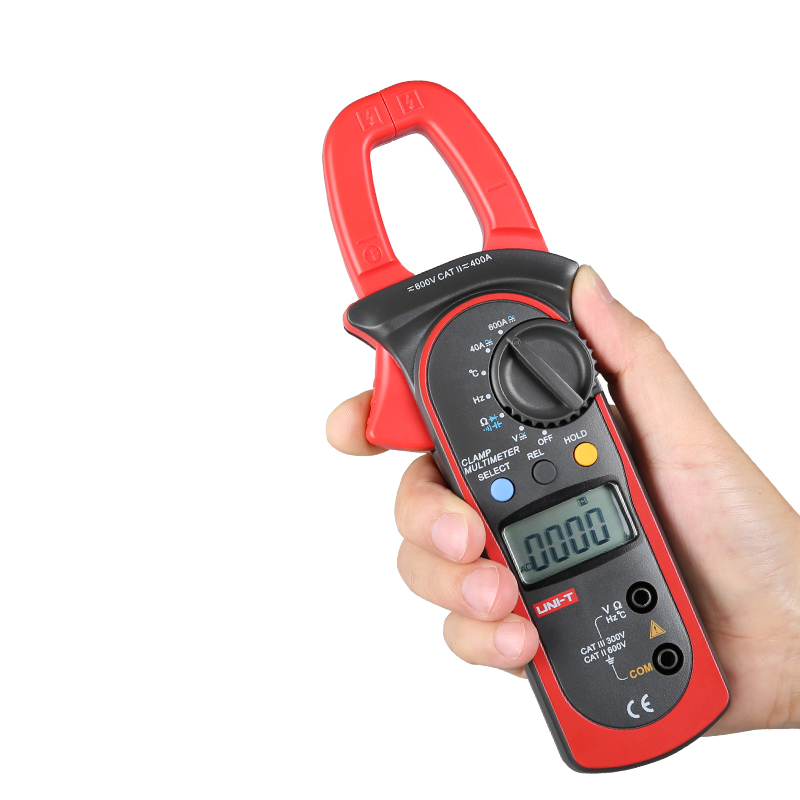 UNI-T UT203 400A AC DC Digital Clamp Meter Resistance,Frequency Test Duty Cycle Relative Measurement Digital Hold Auto Shutdow
